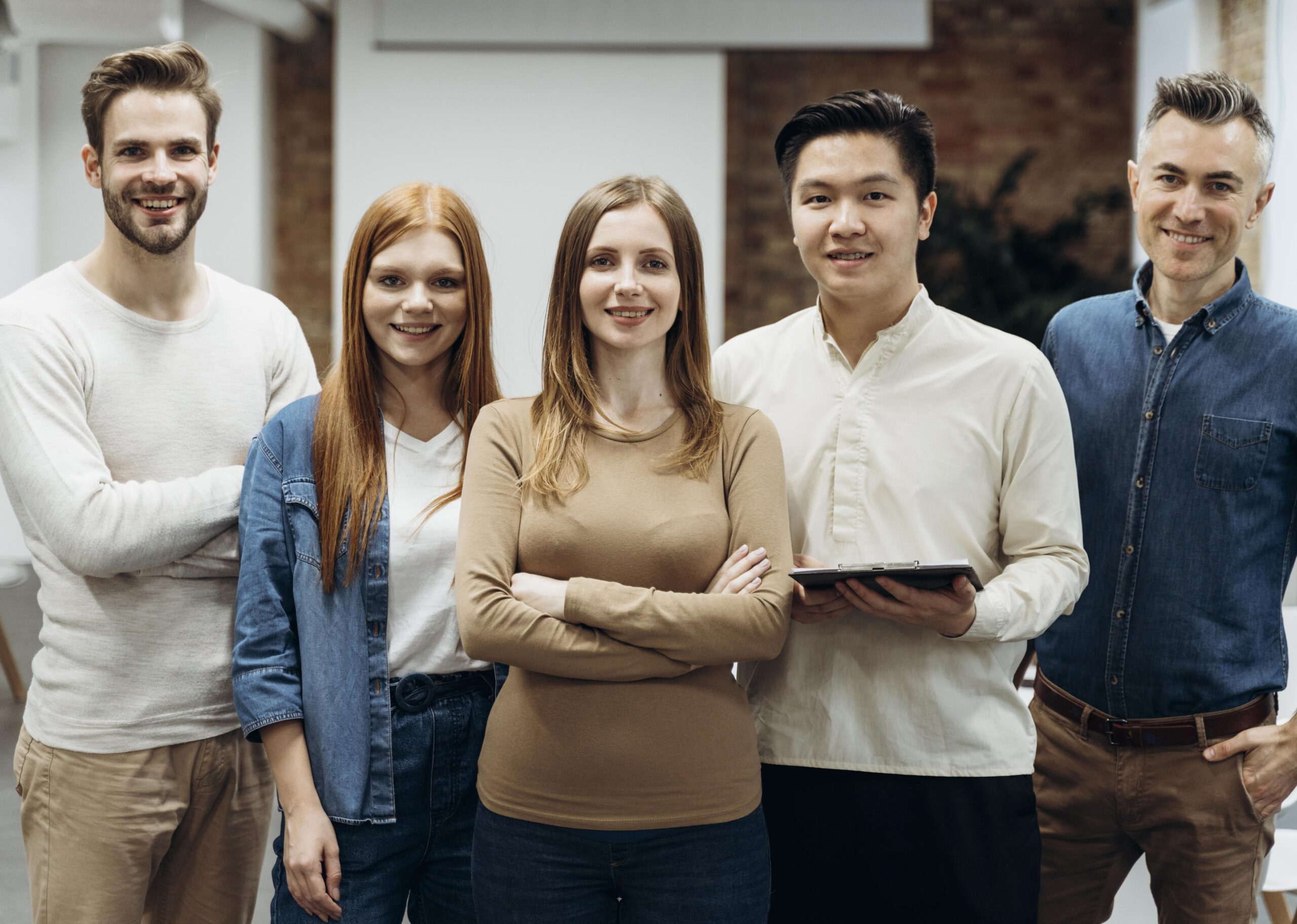 Darksn Dynamics 365 team posing together in the office