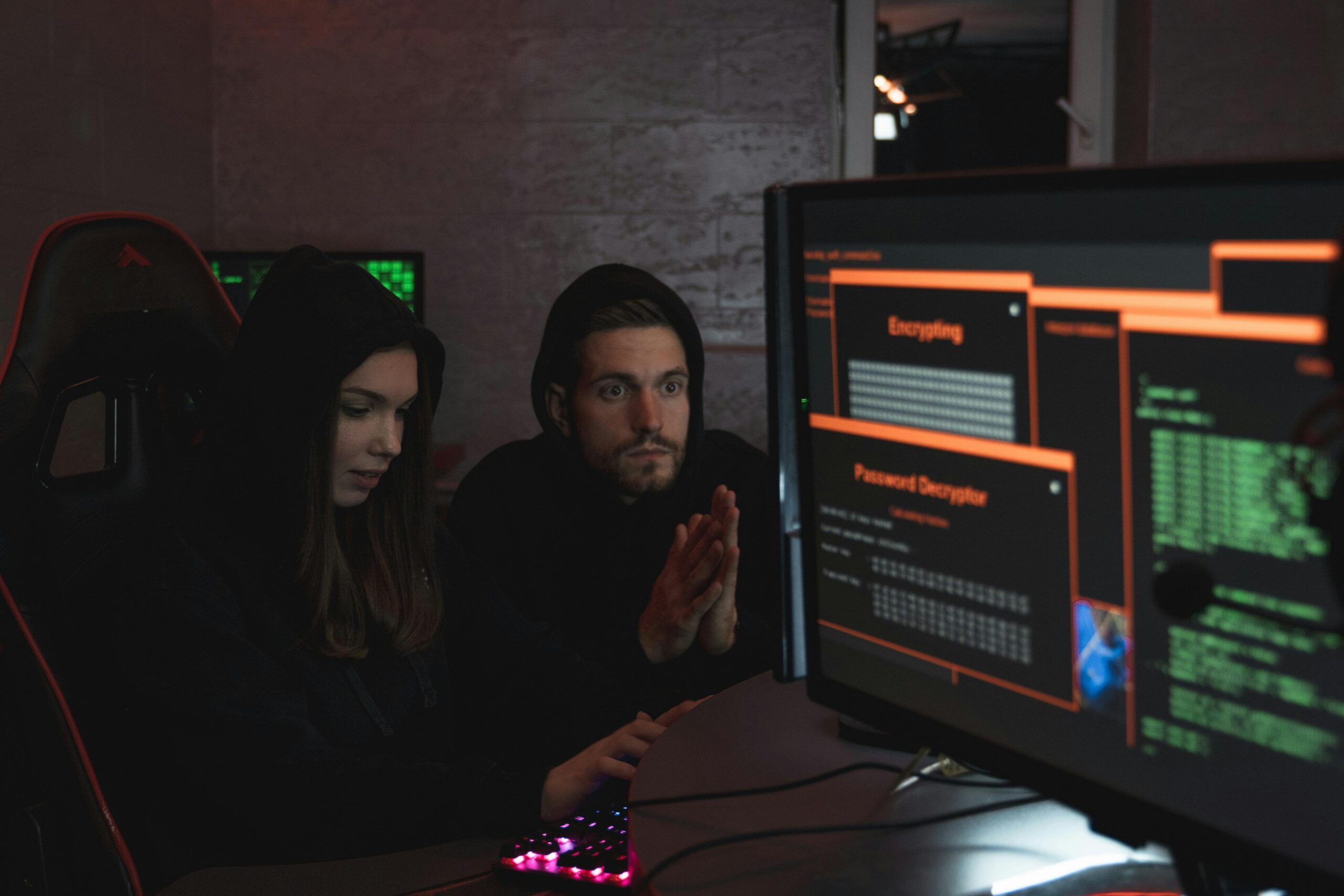 Darksn team analyzing a SaaS solution across multiple screens